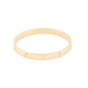 MILOR GOLD Yellow Gold Made In Italy 14kt Gold Screws Bangle Bracelet